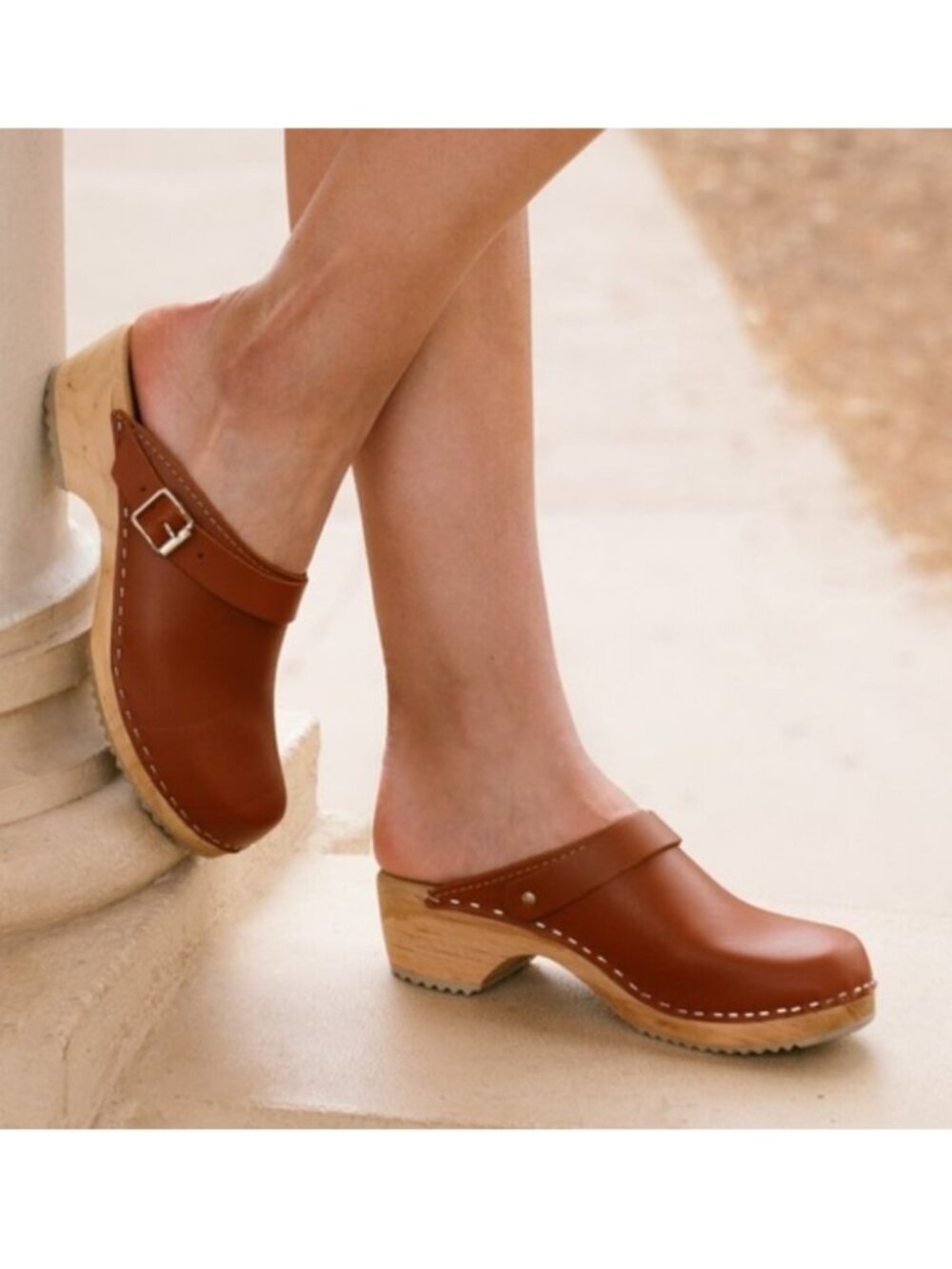 MIA Made in Sweden Alma Swedish Clogs - Leather (For Women)
